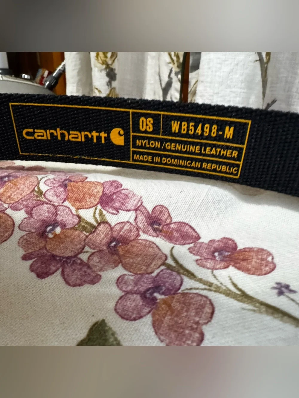 NWOT Carhartt NylonWebbing Ladder Lock Belt. SIZE Medium